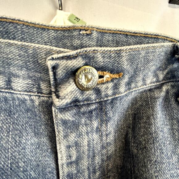 Wrangler Jeans 40x30  heavy denim men's pants distressed flaws - Picture 16 of 16